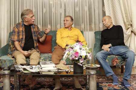 مدیران خانه سینما به عیادت علی نصیریان رفتند